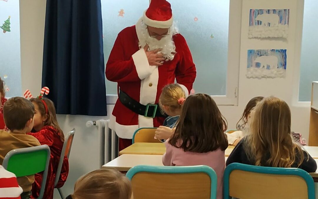 Le Père-Noël à l&rsquo;école !